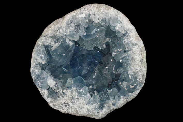 Sparkly Celestine (Celestite) Geode - Madagascar #173141